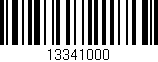 Código de barras (EAN, GTIN, SKU, ISBN): '13341000'