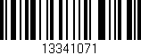 Código de barras (EAN, GTIN, SKU, ISBN): '13341071'