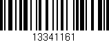 Código de barras (EAN, GTIN, SKU, ISBN): '13341161'