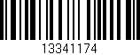 Código de barras (EAN, GTIN, SKU, ISBN): '13341174'