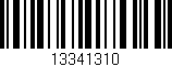 Código de barras (EAN, GTIN, SKU, ISBN): '13341310'