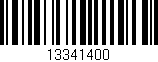 Código de barras (EAN, GTIN, SKU, ISBN): '13341400'