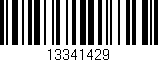 Código de barras (EAN, GTIN, SKU, ISBN): '13341429'