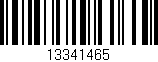 Código de barras (EAN, GTIN, SKU, ISBN): '13341465'