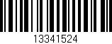 Código de barras (EAN, GTIN, SKU, ISBN): '13341524'