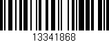 Código de barras (EAN, GTIN, SKU, ISBN): '13341868'