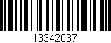 Código de barras (EAN, GTIN, SKU, ISBN): '13342037'