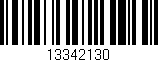 Código de barras (EAN, GTIN, SKU, ISBN): '13342130'