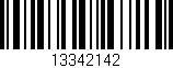 Código de barras (EAN, GTIN, SKU, ISBN): '13342142'
