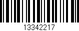 Código de barras (EAN, GTIN, SKU, ISBN): '13342217'