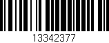Código de barras (EAN, GTIN, SKU, ISBN): '13342377'
