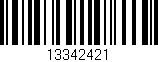 Código de barras (EAN, GTIN, SKU, ISBN): '13342421'