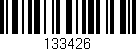Código de barras (EAN, GTIN, SKU, ISBN): '133426'