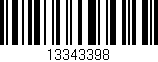 Código de barras (EAN, GTIN, SKU, ISBN): '13343398'