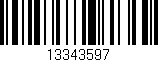 Código de barras (EAN, GTIN, SKU, ISBN): '13343597'