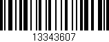 Código de barras (EAN, GTIN, SKU, ISBN): '13343607'