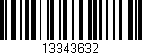 Código de barras (EAN, GTIN, SKU, ISBN): '13343632'