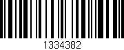 Código de barras (EAN, GTIN, SKU, ISBN): '1334382'