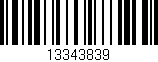 Código de barras (EAN, GTIN, SKU, ISBN): '13343839'