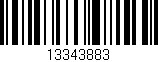 Código de barras (EAN, GTIN, SKU, ISBN): '13343883'