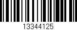 Código de barras (EAN, GTIN, SKU, ISBN): '13344125'