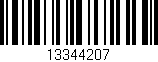 Código de barras (EAN, GTIN, SKU, ISBN): '13344207'
