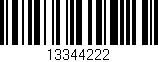 Código de barras (EAN, GTIN, SKU, ISBN): '13344222'