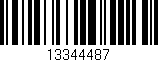 Código de barras (EAN, GTIN, SKU, ISBN): '13344487'