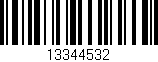 Código de barras (EAN, GTIN, SKU, ISBN): '13344532'