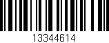 Código de barras (EAN, GTIN, SKU, ISBN): '13344614'