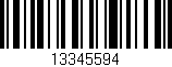 Código de barras (EAN, GTIN, SKU, ISBN): '13345594'