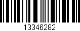 Código de barras (EAN, GTIN, SKU, ISBN): '13346282'