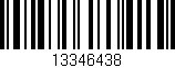 Código de barras (EAN, GTIN, SKU, ISBN): '13346438'