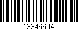 Código de barras (EAN, GTIN, SKU, ISBN): '13346604'