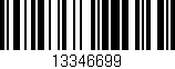 Código de barras (EAN, GTIN, SKU, ISBN): '13346699'