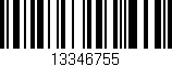 Código de barras (EAN, GTIN, SKU, ISBN): '13346755'