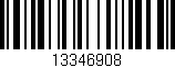 Código de barras (EAN, GTIN, SKU, ISBN): '13346908'