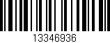Código de barras (EAN, GTIN, SKU, ISBN): '13346936'