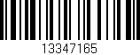 Código de barras (EAN, GTIN, SKU, ISBN): '13347165'