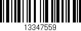 Código de barras (EAN, GTIN, SKU, ISBN): '13347559'