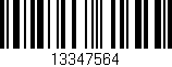 Código de barras (EAN, GTIN, SKU, ISBN): '13347564'