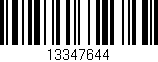 Código de barras (EAN, GTIN, SKU, ISBN): '13347644'