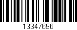 Código de barras (EAN, GTIN, SKU, ISBN): '13347696'
