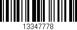 Código de barras (EAN, GTIN, SKU, ISBN): '13347778'