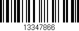 Código de barras (EAN, GTIN, SKU, ISBN): '13347866'