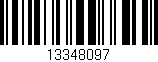 Código de barras (EAN, GTIN, SKU, ISBN): '13348097'
