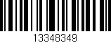 Código de barras (EAN, GTIN, SKU, ISBN): '13348349'