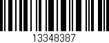 Código de barras (EAN, GTIN, SKU, ISBN): '13348387'