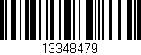 Código de barras (EAN, GTIN, SKU, ISBN): '13348479'