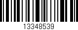 Código de barras (EAN, GTIN, SKU, ISBN): '13348539'
